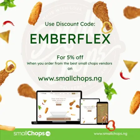 SMALLCHOPS.NG
Discounts on small chops!
Order Now
 