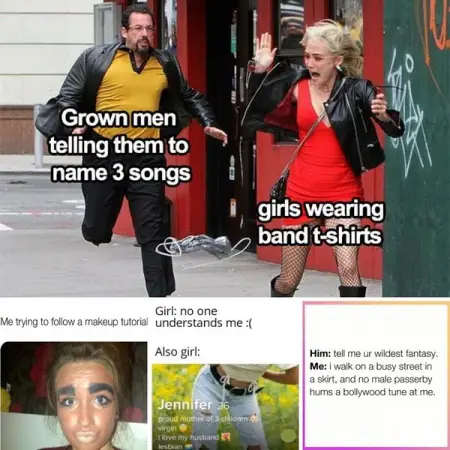 Memes and Tweets about Being a woman which can be awesome and hard at once.