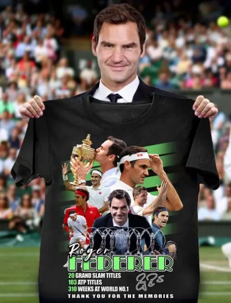 Love this shirt 
Order here httpszii.toGyXBy
Worldwide Shipping!
20 Grand Slam titles