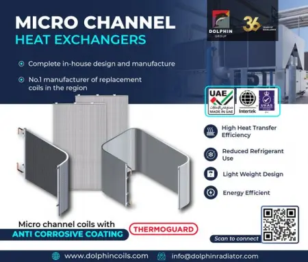 Dolphin is uniquely positioned to provide the best Micro-Channel HVAC-R Coils i