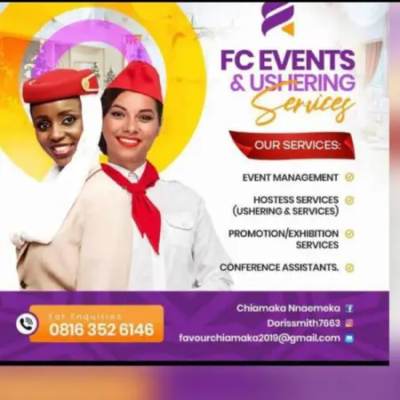 WHATSAPP
Chat with us
USHERING SERVICES AND EVENT MANAGEMENT
Send WhatsApp 