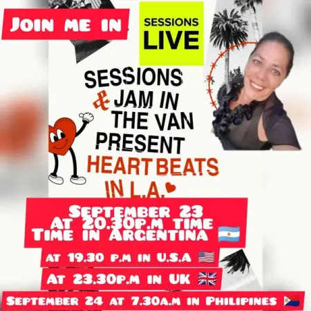 Join my music 

At the Event Heart Beats in L.A 

When? And what the time?

Sep