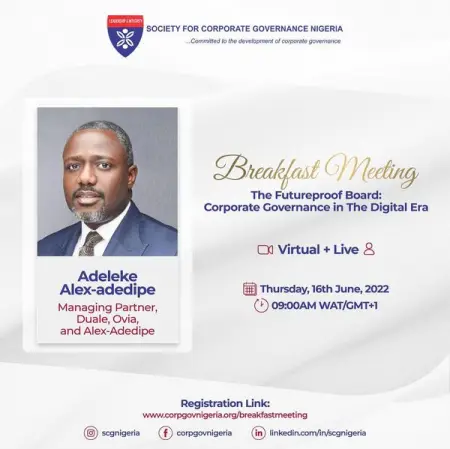 Meet Our Speakers.

Adeleke Alex-Adedipe otunba_lekeaa , Partner DOA has provided legal