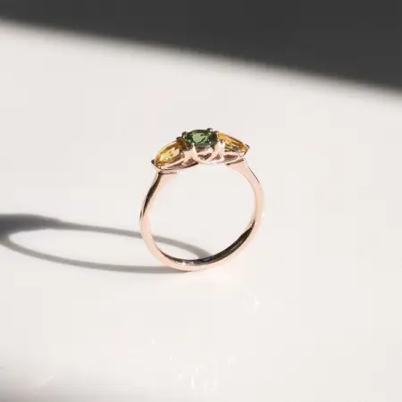 SHE SAID YES!

This stunning tourmaline and citrine ring was custom designe