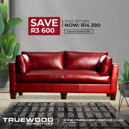 TRUEWOODFURNITURE.CO.ZA
20 off all leather
Shop Now
 