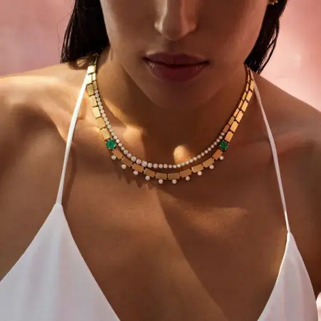 Combine necklaces from our Cascade Collection to create your dream necklace layer