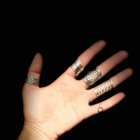 Diffrentes bagues en argent 925 bijoux bijou bijouterie bijouteria bijouxenargent s