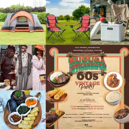 A MUST ATTEND EVENT.

VENUE MANTENGA CULTURAL VILLAGE
DATE 24 SEPTEMBER
TIME 11AM TILL NEX