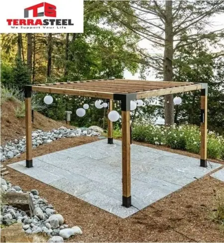 - Imagine you can make a Pergola like this on a day.

- You dont need any technical assista