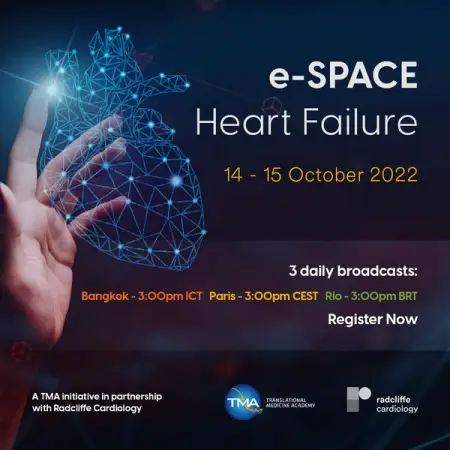Register for e-SPACE Heart Failure 2022, 14-15 October 2022, for best-in-class 