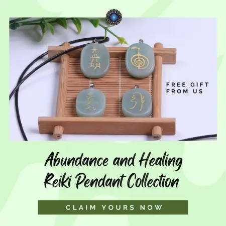 Green aventurine and Reiki healing in one set!  Claim your FREE Reiki Pendant Collection 
