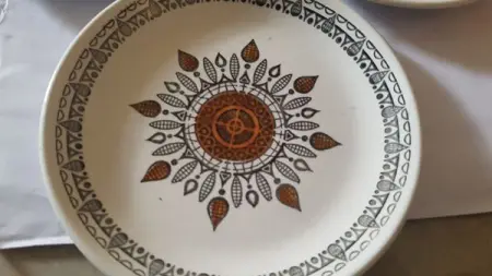 API.WHATSAPP.COM
Vintage Biltons Ironstone Side Plate Retro Floral 1970s Ha