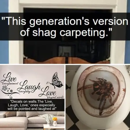  Interior design isnt immune to tacky trends people discuss their least favorit