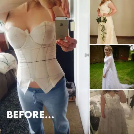 From a recycled wedding dress to a dress made entirely of crochet, here are some 