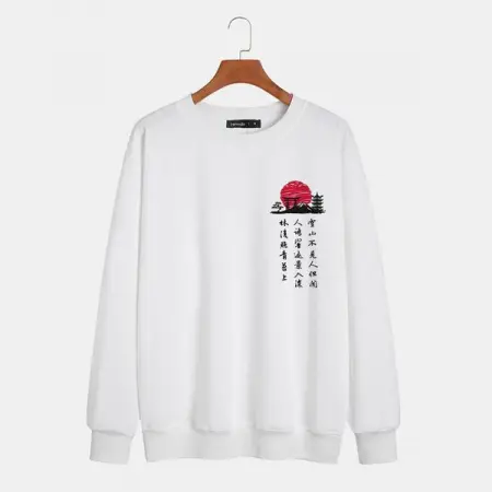 NEWCHIC.COM
Comfortable Chinese Landscape Print Sweatshirts
Lean To Enjoy.
