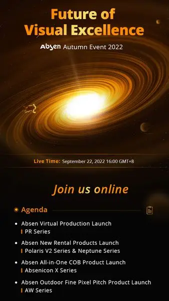 On Thursday, September 22nd at 1600GMT8. We will host an online Absen Autum