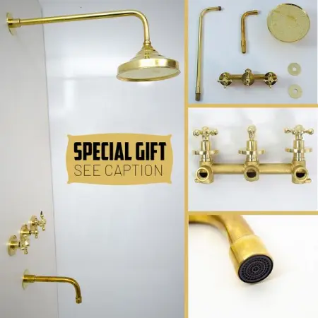 Who else loves brass showers?

For a limited time. We decided to offer you a
