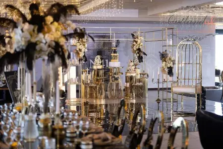 Our backdrop feature for this event consisted of a variety of desserts and themed goodies 