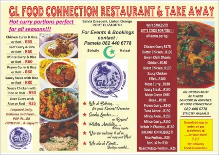 u can sit in or order n take out or U can order from the comfort of where u are via 