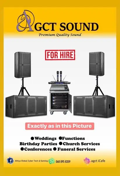Introducing AGCTSound  Exactly as in the picture  HireUsHireQuality
Athiya Global Cyb