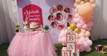 we make your events look exceptional,contact us for your baby shower se