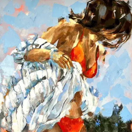 Summer Time
80cm x 80cm
Oil on Canvas

After my visit in Austria, I was inspired by the 