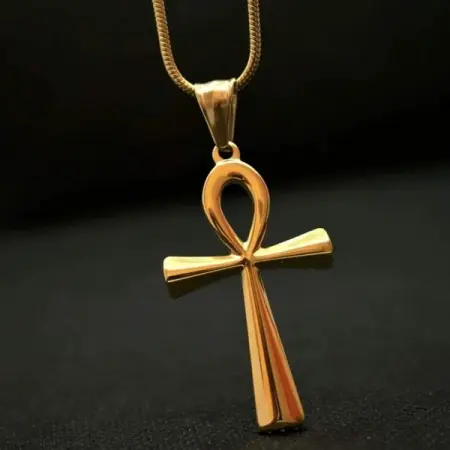 AFROOJEWELRY.COM
Ankh Necklace Gold
The Ankh Necklace is available now in 18k 