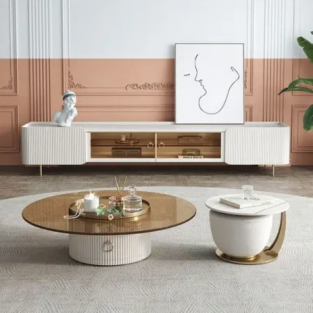 API.WHATSAPP.COM
Italian designed coffee table set
Big Coffee Table with a Side T