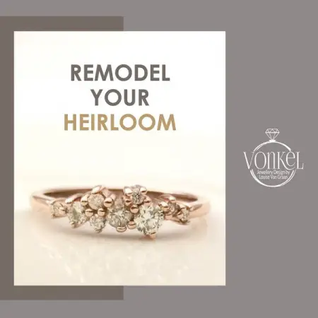 Cluster rings and earrings are very trendy at the moment, and the perfect wa