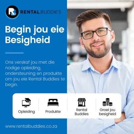 Word n eienaar van jou eie Rental Buddies winkel. Kontak ons vandag en leer 
