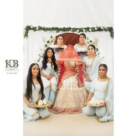 The lovely Bride Aman along with her Bridesmaids on her Wedding Day
.
.
amanbadat