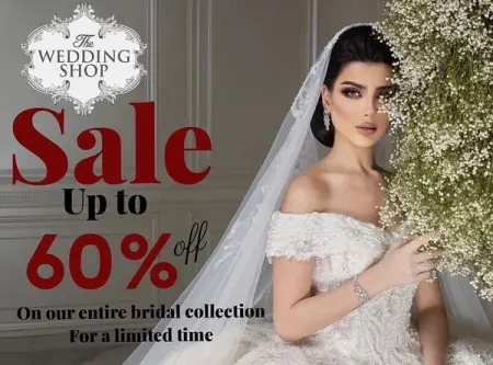 Our annual SALE is ON!! Dont miss our -ONCE A YEAR- event , all bridal 