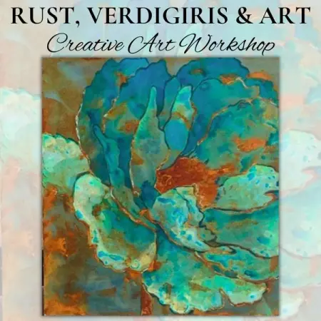 FB.ME
Rust, Verdigirs  Art Workshop
Book your spot today!
Learn More
Book your spot today!
