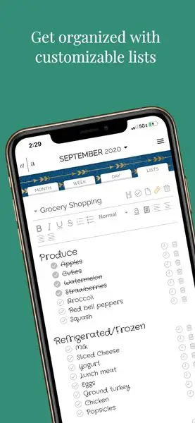 Get organized with customizable lists
Learn More
 