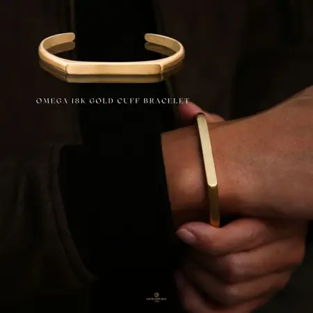 AZURO-REPUBLIC.COM
OMEGA 18K GOLD CUFF BRACELET
Azuro Cuff Collection
Sho
