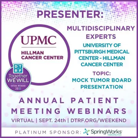 The DTRF Together We Will Virtual Weekend Sept. 23-25 is a little over a we