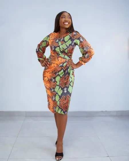 AJLFASHION.COM
Snakieskin Silk Wrap Dress
You can never go wrong in a wra