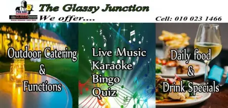 The Glassy junction Pub  Grill harris ave Edenvale
Pub, Bar, Restaurant
1,022
