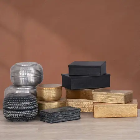 Stylish, versatile and chic, our range of storage boxes are perfect for your h