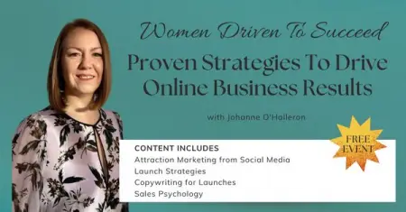  FREE  3 week series to build your online coaching business starting 26th September.

2