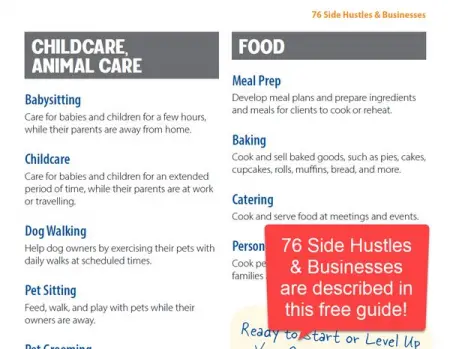 76 side hustles and business ideas ...
1. Fitness, Sports, Entertainment
2. 