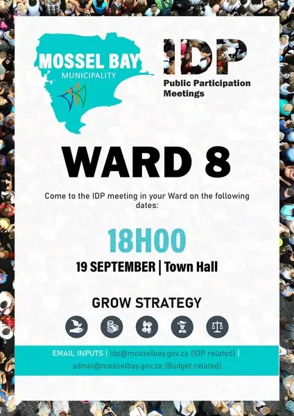 Please make an effort to prepare and attend this meeting so that we as a commun