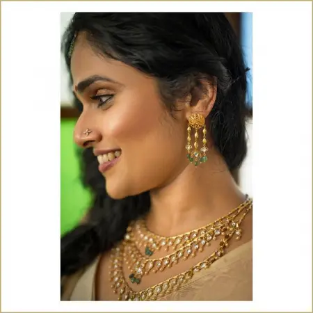 The celebrated Aval mala from Keralas rich repertoire of heritage jewellery is