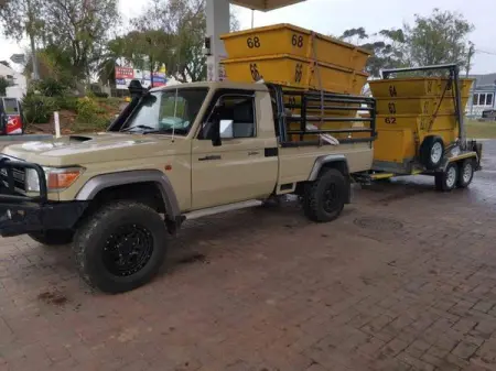 3 Cube skip bins for rental I deliver you fill up and I remove call for pricing - 