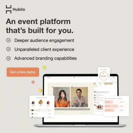 See how Hubilo can help you create exceptional virtual and hybrid events.  Get your free d