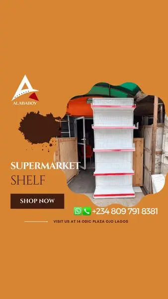 API.WHATSAPP.COM
Supermarket Shelves
Available in Single and Double Sides
Se