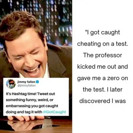 Jimmys audience shares Silly stories of times when they got caught doing someth