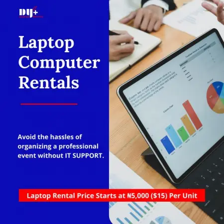 WWW.DYPLUS.COM.NG
Laptop Computer Rentals in Nigeria
Bulk Laptop Computer 