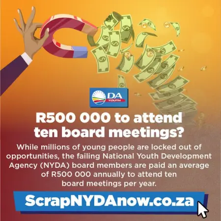   While millions of young people are locked out of opportunities, the failing NYDA