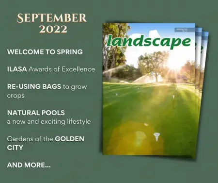 Re-using bags to grow crops. Living Art at House and Garden Show. Indoor c